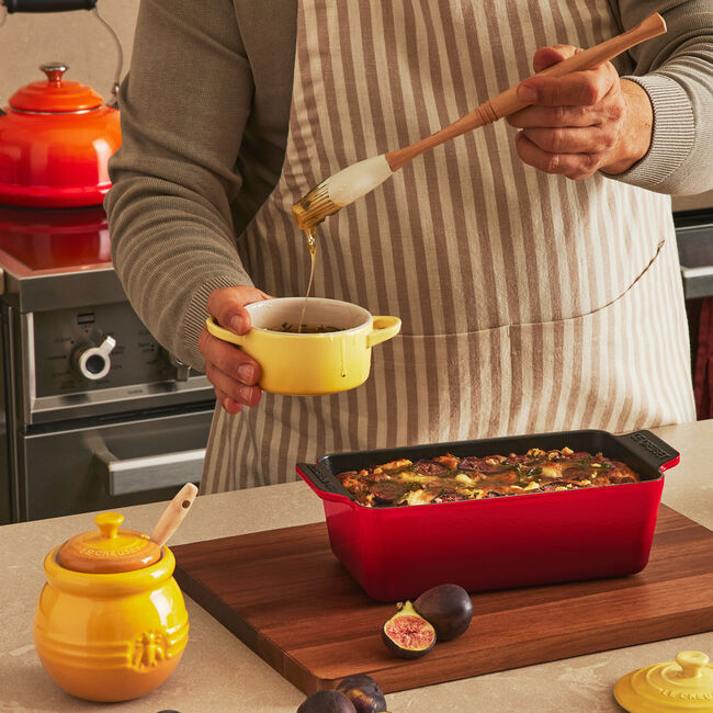 Honey Pot with Silicone Honey Dipper, view 6